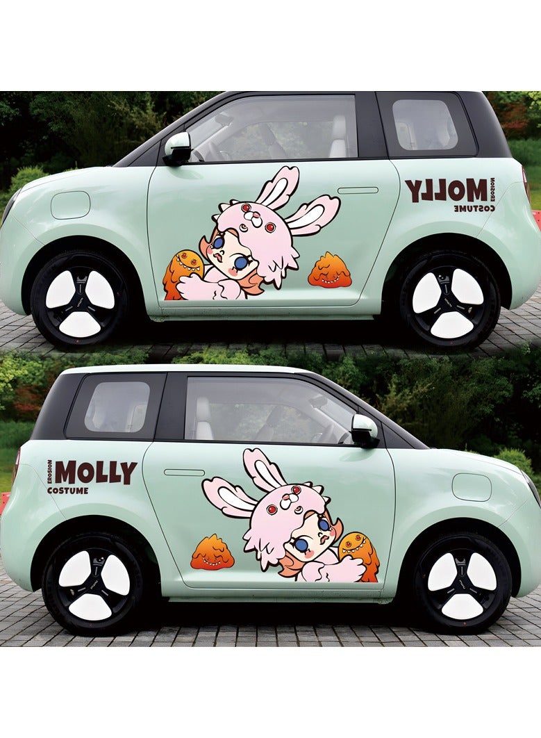 general Molly car sticker decorative sticker covers the body of the body anti-scratch and waterproof body sticker