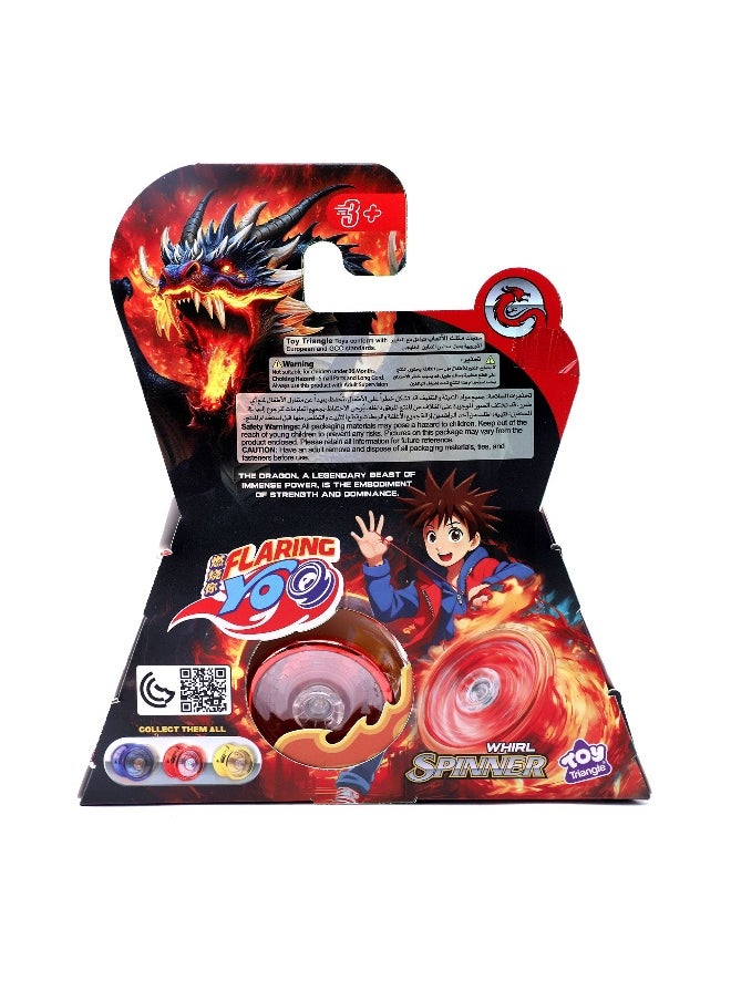 Toy Triangle Toy Triangle Flaring Yo Whirl Spinner Professional 2-in-1 Yo-Yo  - Image 3