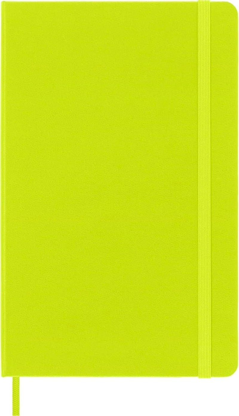 Moleskine Plain Notebook with Hard Cover, Large - Lemon Green - Image 2