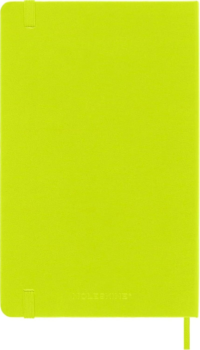 Moleskine Plain Notebook with Hard Cover, Large - Lemon Green - Image 3