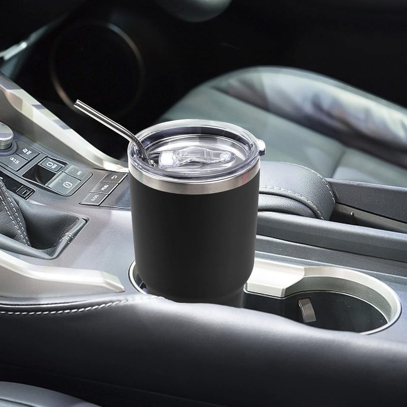 S SMITEX Smitex 30 oz Stainless Steel Tumbler with Lid and Straw Insulated Travel Coffee Mug Reusable Metal Thermal CupBlack - Image 5