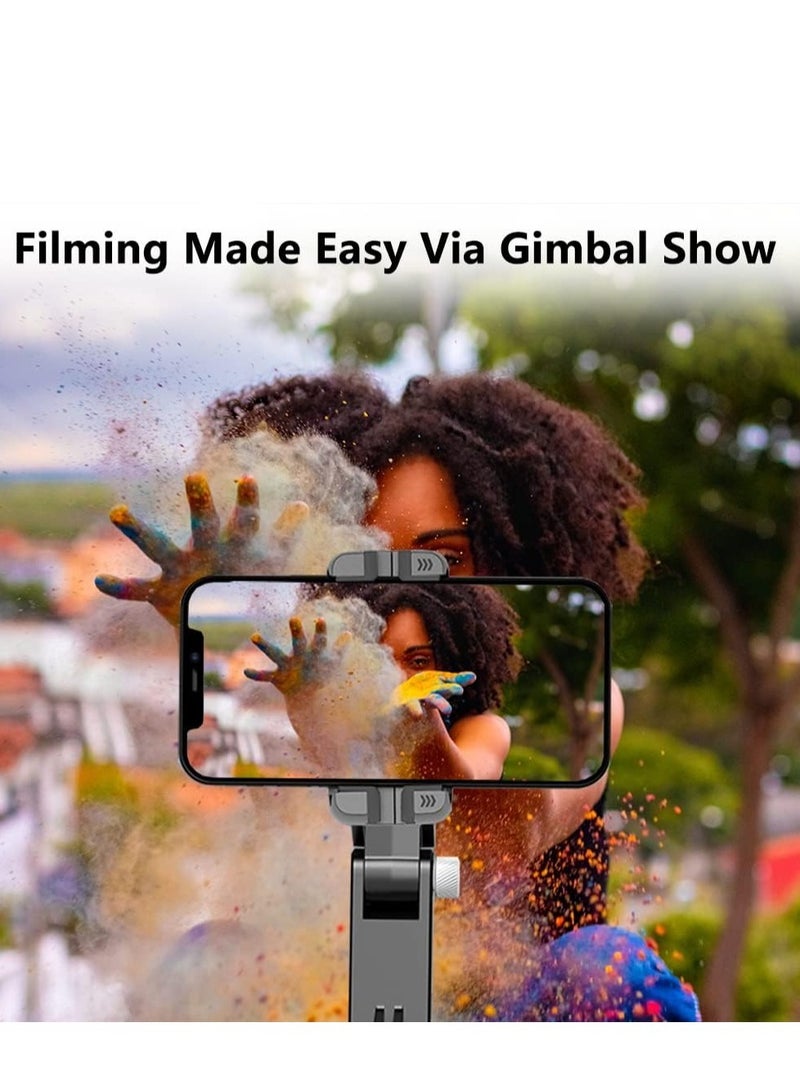 TIGER "4-in-1 Gimbal Stabilizer for Smartphones – Extendable Selfie Stick & Tripod with 3-Axis Stabilization, Face Tracking, 360° Rotation, and Auto Balance for iPhone/Android" - Image 3