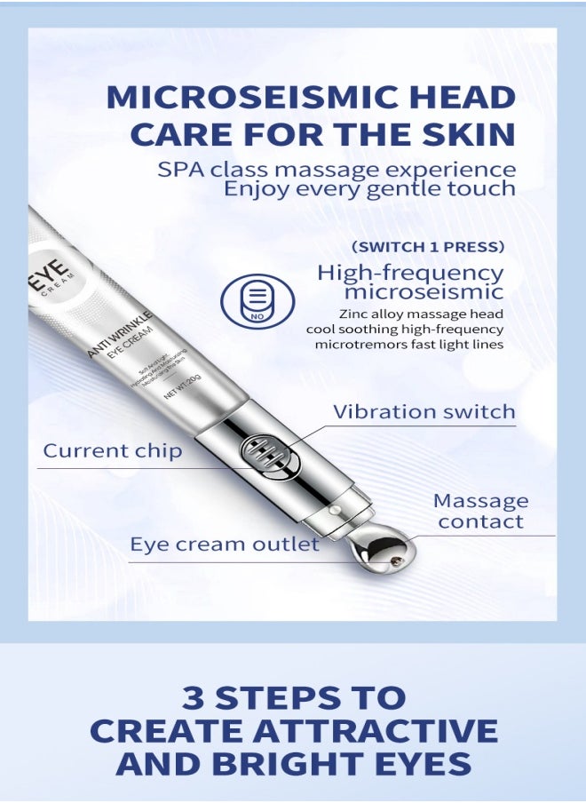 Anti-Wrinkle Eye Cream With Vibrating Applicator Head