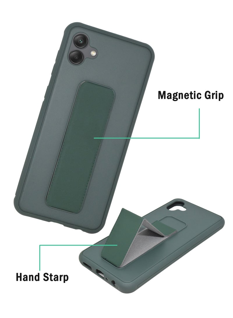 BORTONY Samsung Galaxy A04 Case Phone Stand Magnetic Car Mount Folding Kickstand and Finger Grip Protective Cover for Samsung A04 - Image 5