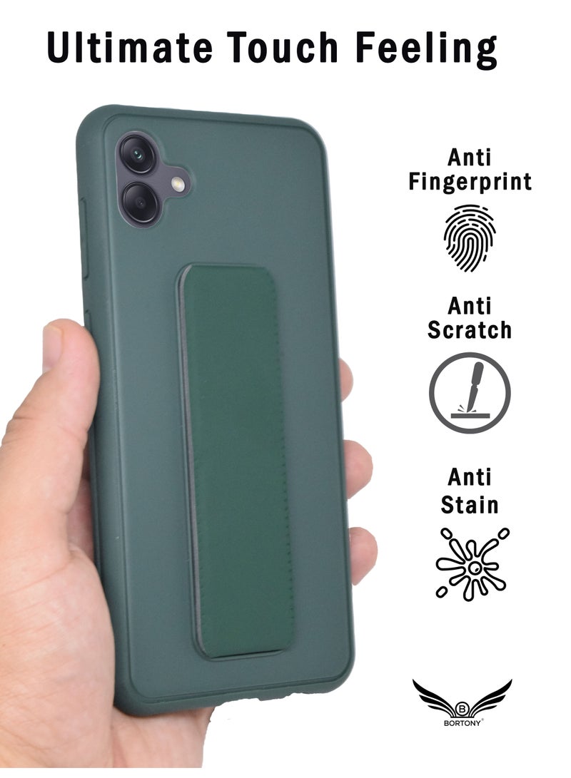 BORTONY Samsung Galaxy A04 Case Phone Stand Magnetic Car Mount Folding Kickstand and Finger Grip Protective Cover for Samsung A04 - Image 4