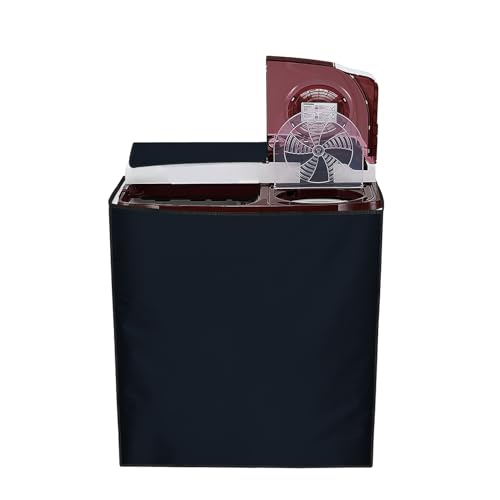 Star Weaves Polyester Washing Machine Cover Compatible for LG 6 KG Semi-Automatic Top Loading P6001RG, Blue - Image 1