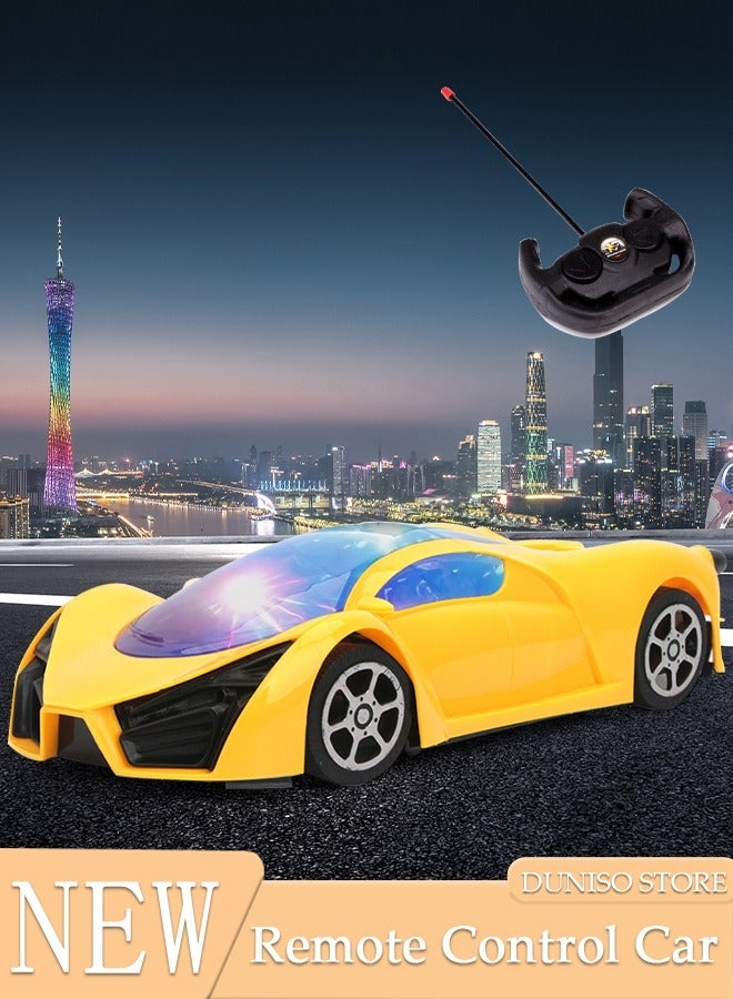 DUNISO Remote Control Car Toy For Kids,Rechargeable RC Racing Cars Toys with Headlight, Interest Electric Toy Car with Controllerï¼ŒChristmas Birthday Gift for 3+ Old Boys Girls - Image 1