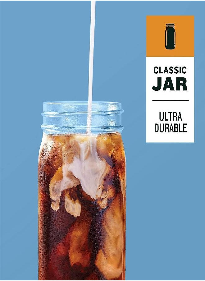County Line Kitchen County Line Kitchen Glass Mason Jar Pitcher with Lid - Wide Mouth, 2 Quart (64 oz / 1.9 Liter) - Heavy Duty, Leak Proof - Sun & Iced Tea, Cold Brew Coffee, Breast Milk Storage, Flavored Water & More  - Image 3