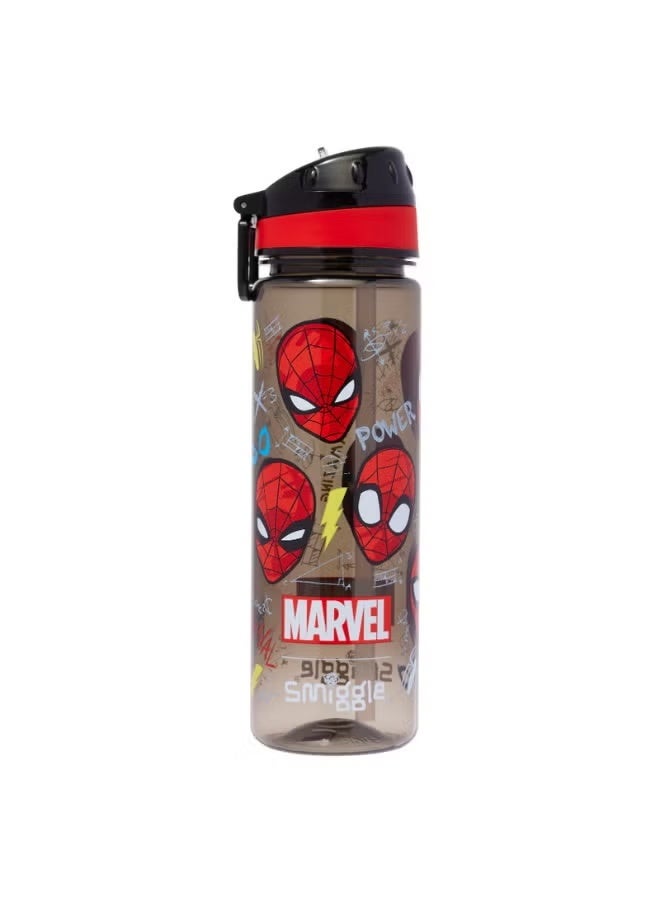 Smiggle Marvel Comics Spider-Man 650ml Water Bottle - Image 1