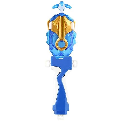 Esste Launcher and Grip, Battling Tops Burst B-184 Custom Bey Launcher LR Left Right Spin DB Layer System (Blue Set) - Image 1