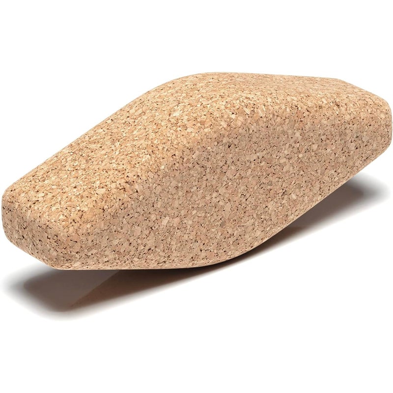 Go4Cork Cork Yoga Egg Block Oval 11 x 4 x 3 Unique Shape for Comfort Grip NonToxic Alternative To Foam Odorless Soft NonSlip Wedge Sustainable Eco Yogi Gift - Image 2
