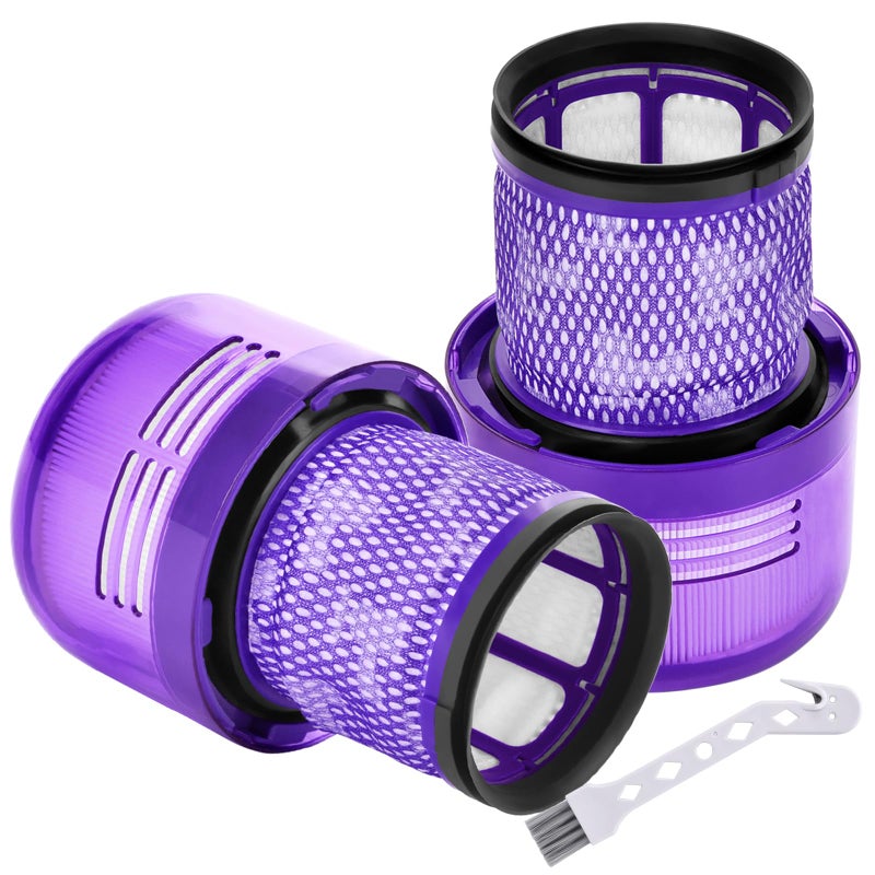 Artraise Filter Replacement for Dyson V15 Detect V11 Animal V11 Torque Drive Plus V11 Complete V11 Extra Cordless Vacuum Cleaner Compare to Part 97001302 2 Pack