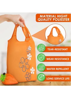 5 Pcs Reusable Foldable Grocery Bags With Handles Washable Shopping Tote Bags - pzsku/Z6123A148C7F35A400849Z/45/_/1731377586/bad0a86c-d1e0-4086-b37d-07e73b3be013