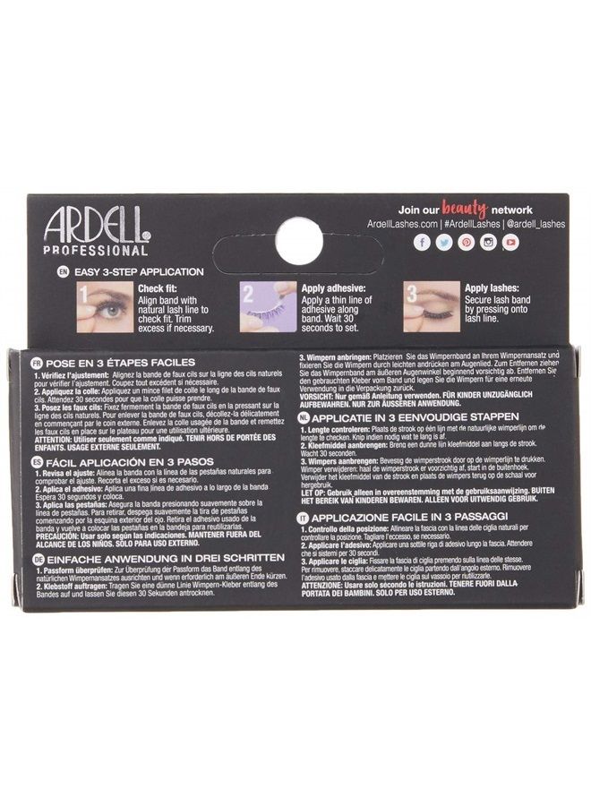 ARDELL Faux Mink Strip Lashes 814 Black - Image 1