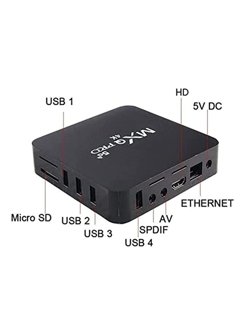 VKL - MXQ Pro 5G Android 11.1 TV Box, Upgraded Version Wireless Smart Box with remote control, 4K HD 3D Dual Band WiFi Quad Core Media Player 8+128GB Home - Image 1