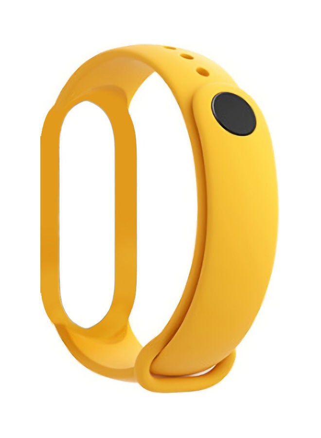NIBEMINENT Replacement Strap for Xiaomi Mi Band 6 Smartwatch Yellow - Image 1