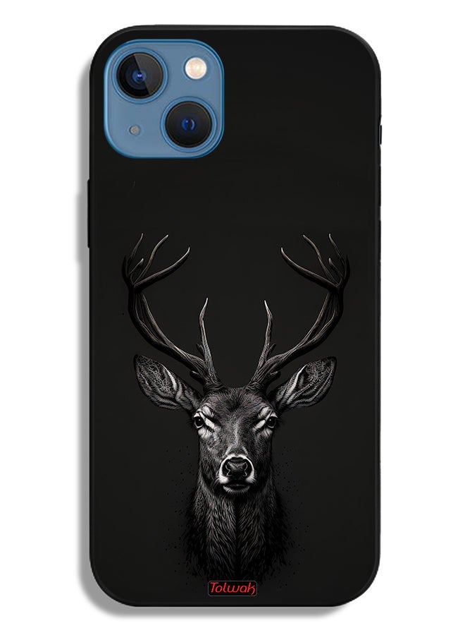 Tolwak Apple iPhone 13 Protective Case Deer Digital Art - Image 2
