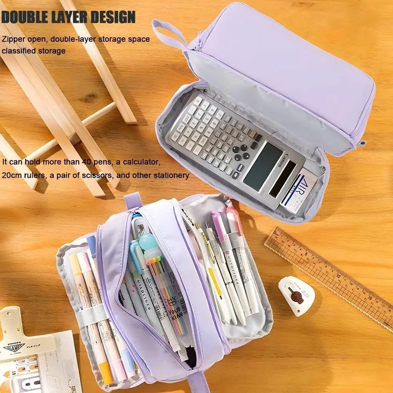New Large School Pencil Case Organizer Pen Case - Image 5