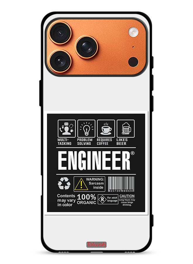 Tolwak Apple iPhone 17 Pro Max Protective Case Cover Engineer Sticker - Image 1