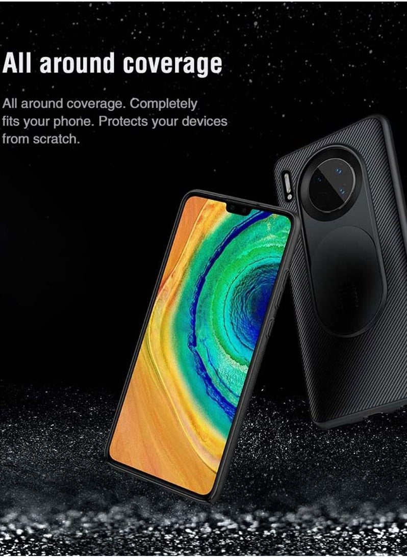 KASTWAVE - For Huawei Mate 30 Pro Case with Slide Camera Cover Slim Protective - Image 1
