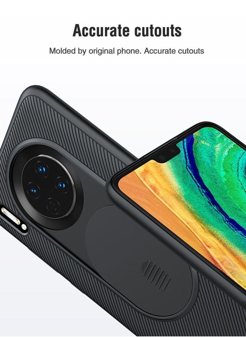 KASTWAVE - For Huawei Mate 30 Pro Case with Slide Camera Cover Slim Protective - Image 1