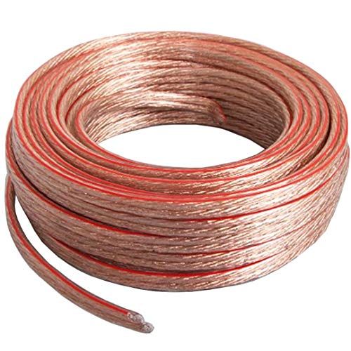 Cableague 12AWG Speaker Wire,12 AWG Gauge Speaker Wire Cable 100 Feet Great Use for Home Theater Speakers and Car Speakers - Image 1