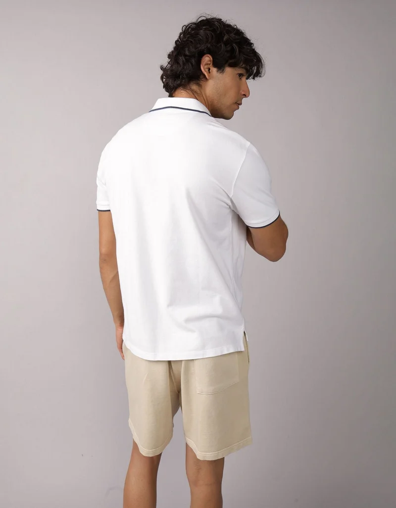 امريكان ايجل تي-شيرت بولو بحواف مميزة