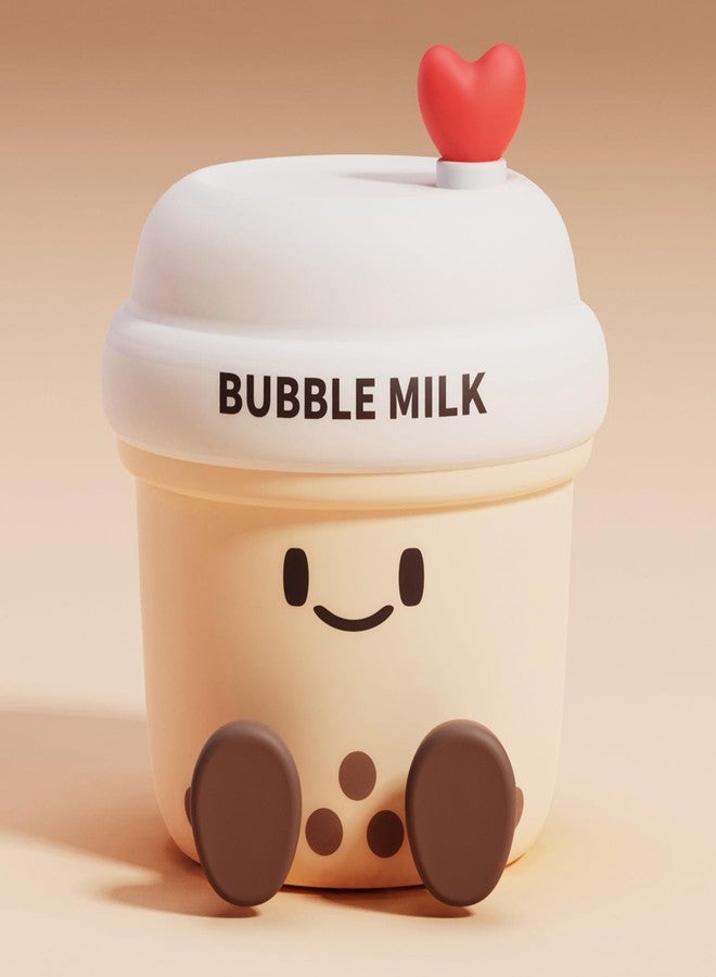 WesData Cute Loving Bubble Milk Cup Night Light, 3-Level Dimmable Soft Light, Timed, Rechargeable, Silicone Bedside Touch Lamp, Creates a Cozy Ambiance, Ideal Decoration and Gift for Girls, Women, and Kids - Image 2