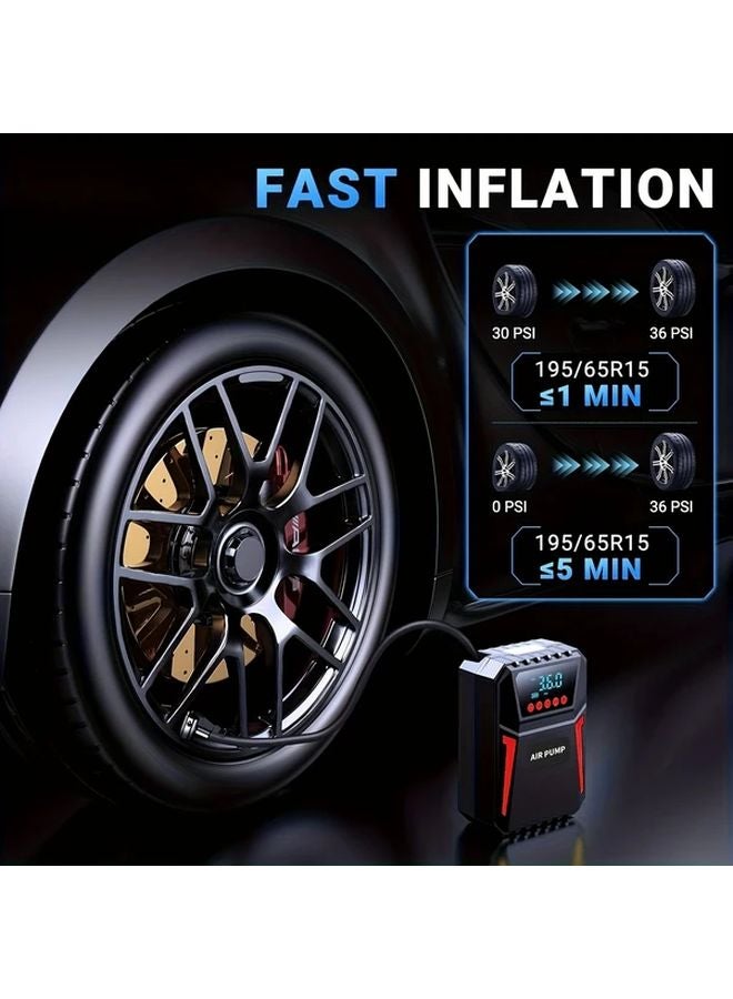 2025 Multifunctional Portable Car Tire Inflator With Lighter Power Supply - Image 3