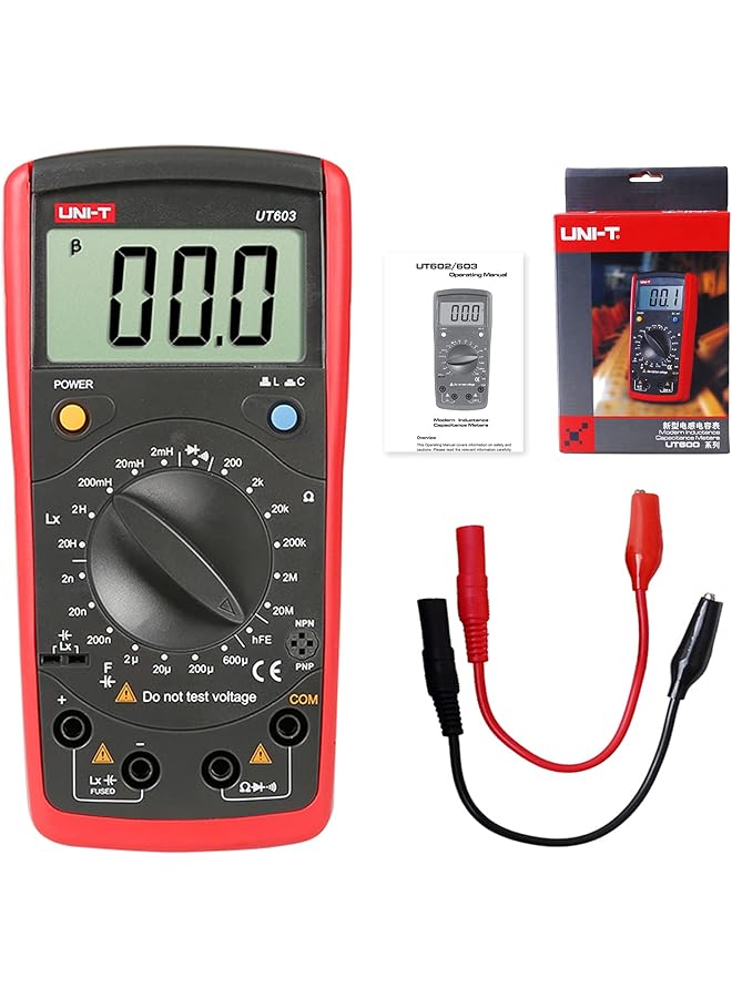 UNI-T UNI-T UT603 Inductance Capacitance Meters LCR Meter Manual Range Cap Ohm Meter  - Image 1