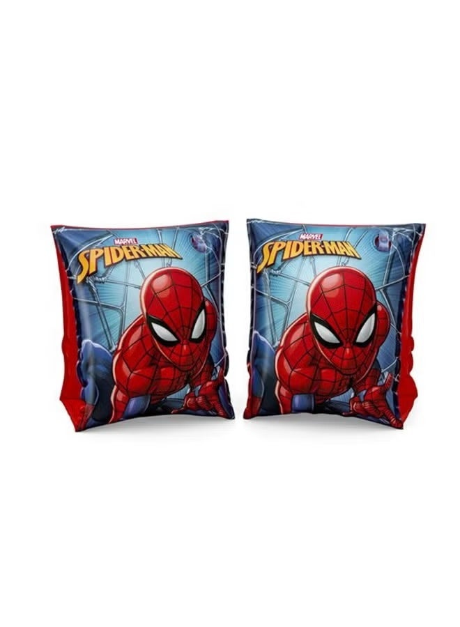 Bestway Spider Man Kids Swimming Armbands 23 x 15 cm - Safe Inflatable Pool Arm Floats - Image 2