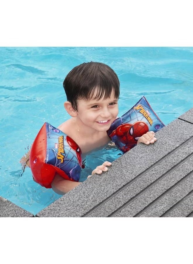 Bestway Spider Man Kids Swimming Armbands 23 x 15 cm - Safe Inflatable Pool Arm Floats - Image 5