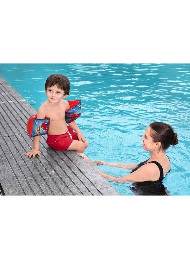 Bestway Spider Man Kids Swimming Armbands 23 x 15 cm - Safe Inflatable Pool Arm Floats - Image 3