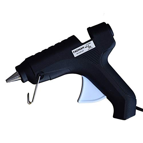 FADMAN BLACK 40 WATT HOT MELT GLUE GUN WITH 8 ADHESIVE HOT GLUE STICKS - Image 2