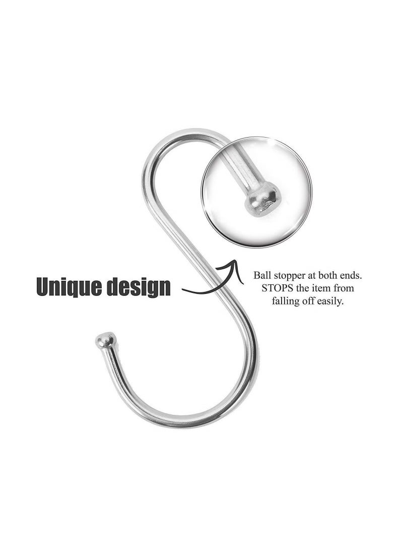 20 pcs Multifunctional S-Shaped Hooks - Silver - Image 4