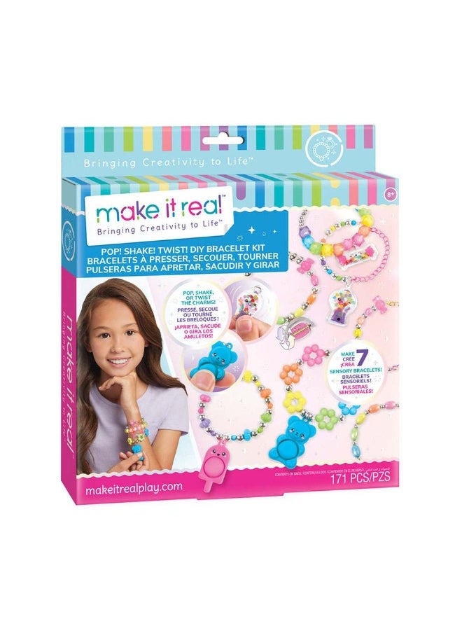 Make It Real Make It Real Pop Shake Twist Diy Bracelet Kit (171 Pieces)  - Image 1