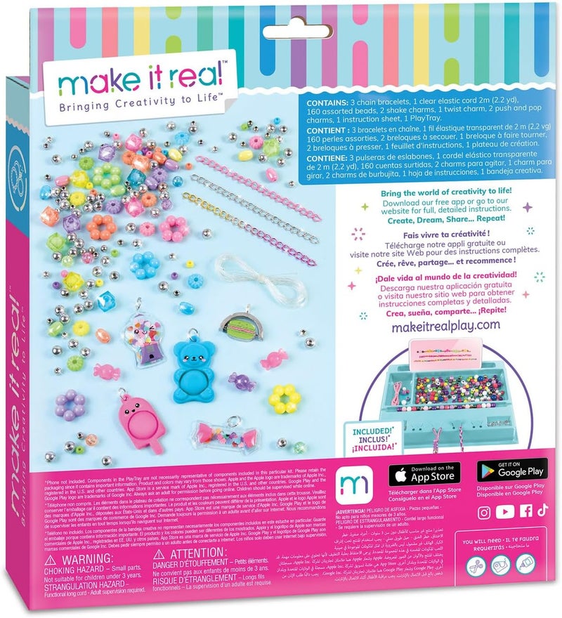 Make It Real Pop! Shake! Twist! DIY Bracelet Kit (171 pieces) - Image 4