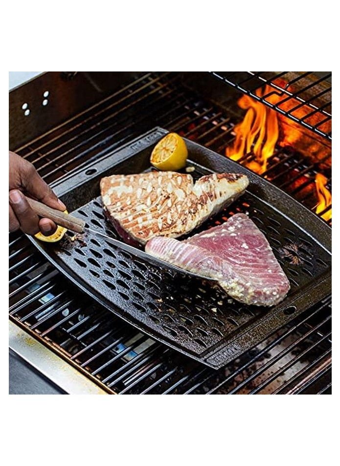 LODGE - Cast Iron Grill Topper 15 X 12inch - Image 1