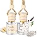 Siifert Car Air Freshener Hanging 2 Pack Essential Oil Diffuser Long Lasting Fragrance Car Accessories for Women and MenWhiteVanilla Cream - Image 2