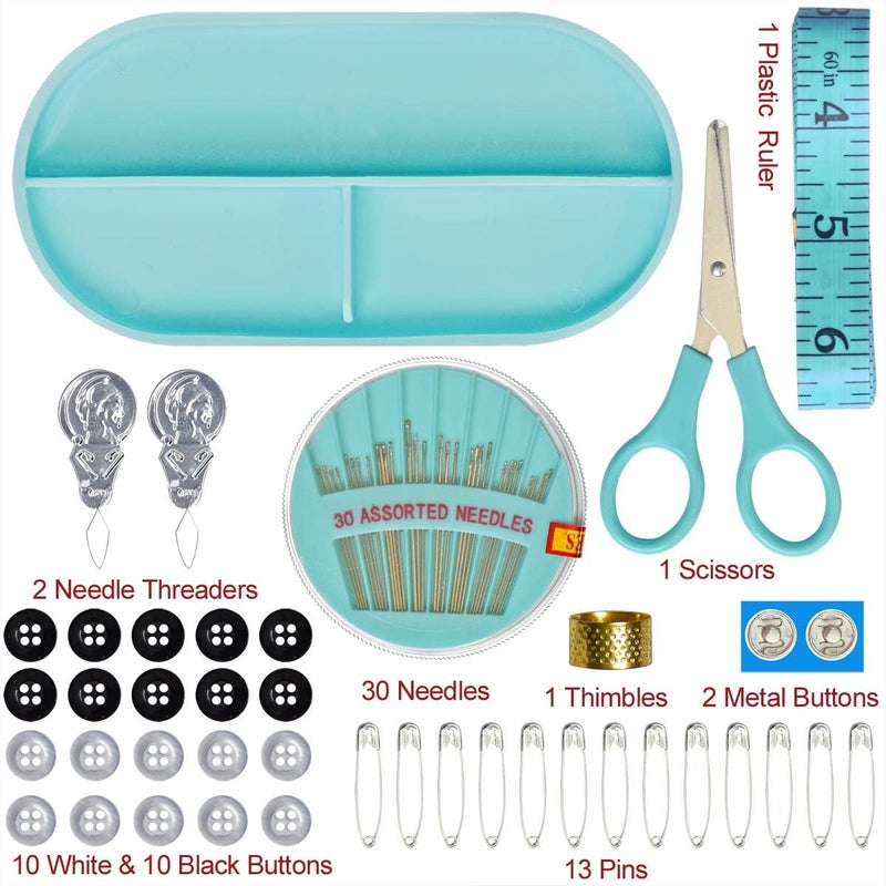 colored bird Sewing kit Sewing Thread Sewing Supplies Family Repair Kit Traveler Sewing Project kit DIY Sewing Supplies Organizer - Image 3