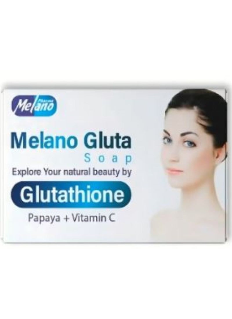 MELANO Gluta Soap with Glutathione, Papaya & Vitamin C  - Image 1