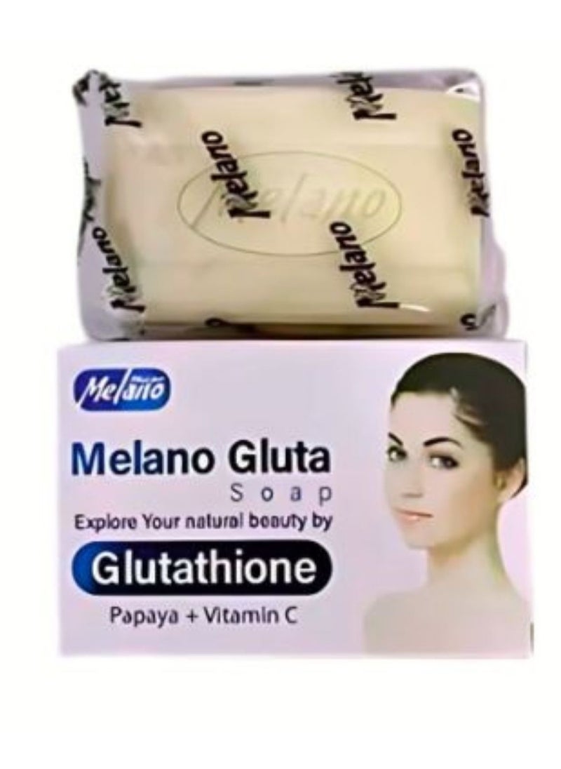 MELANO Gluta Soap with Glutathione, Papaya & Vitamin C  - Image 2