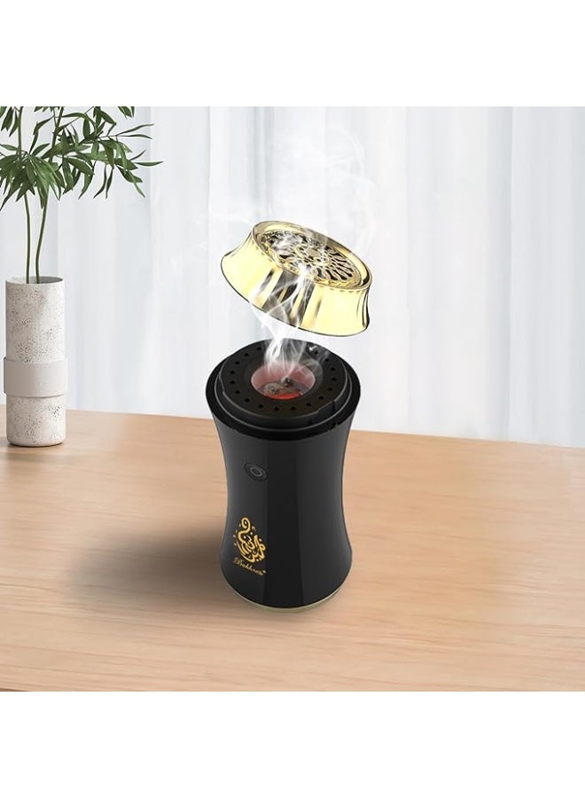 Oud Bakhoan Stylish Rechargeable Bukhoor Burner – Portable Oud Incense Burner for Home & Car - Image 4