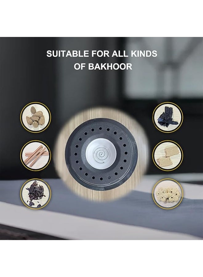 Oud Bakhoan Stylish Rechargeable Bukhoor Burner – Portable Oud Incense Burner for Home & Car - Image 3