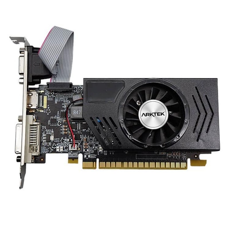 GT730 graphics card for desktop PC, DDR3, 4GB, 128-bit, black, low-profile, energy-efficient - Image 4