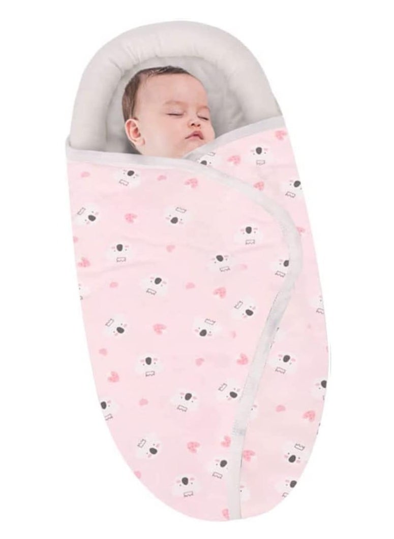 VITION Baby Swaddle Blanket, Newborn Infant Receiving Swaddling Wrap for Boy and Girl (Pink)  - Image 1