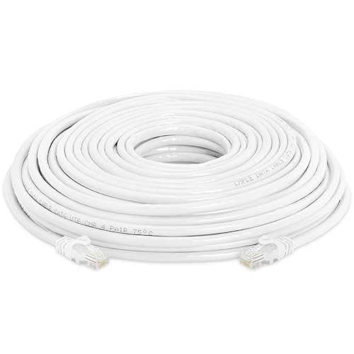 Cmple - CAT 6 500MHz UTP ETHERNET LAN Network Cable -w 100 FT White - Image 2