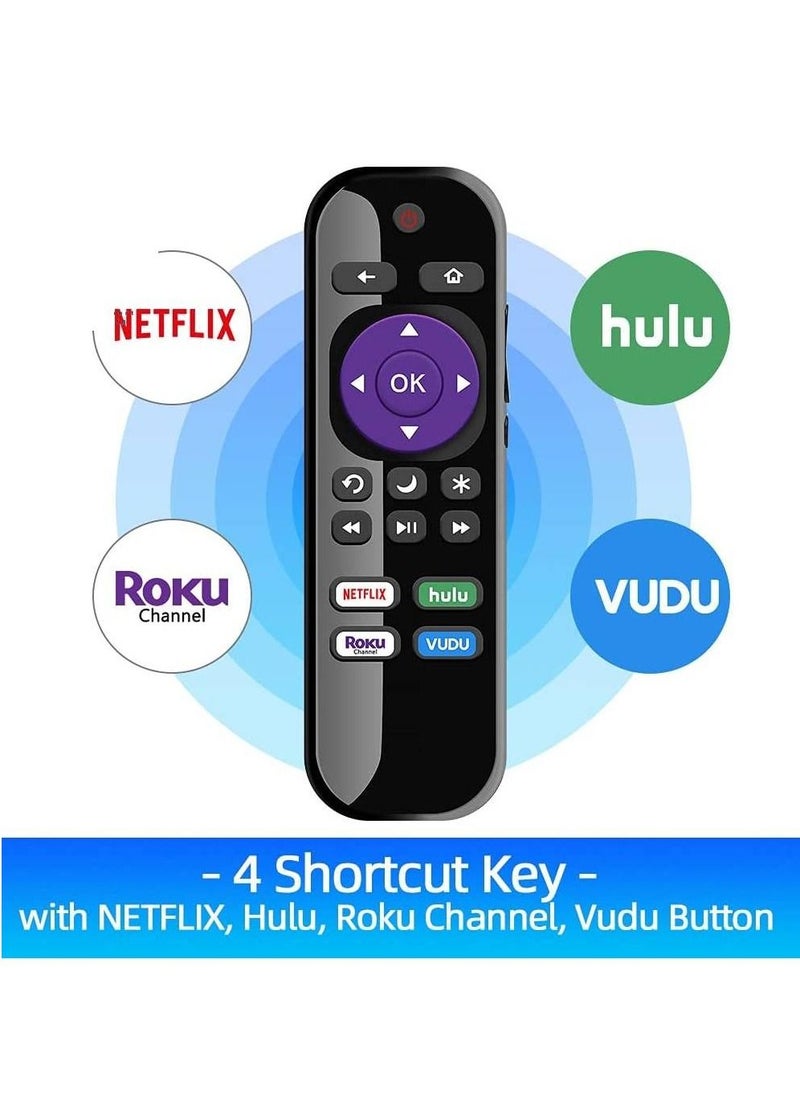 GENNEXT - Replacement Remote Control Compatible for All Onn Roku Smart TV, Universal for Onn Roku TV Remote, Onn 24” 32” 40” 43” 50” 55” 58” 65” 70” - Image 1
