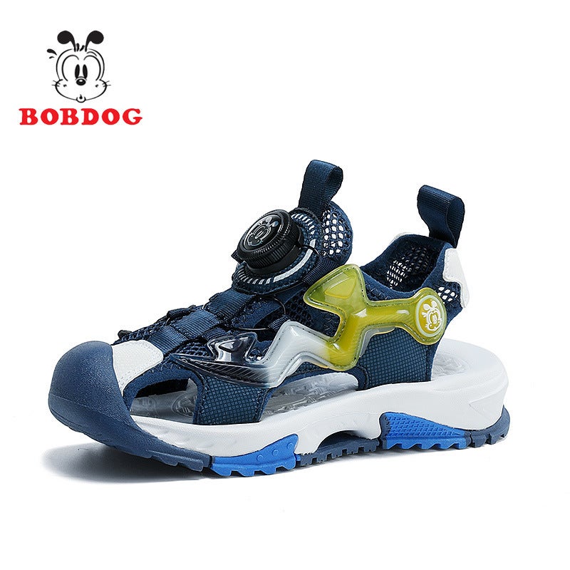 Babu Bean Boys Sandals Summer Summer Girls Shoes Sports Soft Sole Baotou Children'S Shoes - Image 1