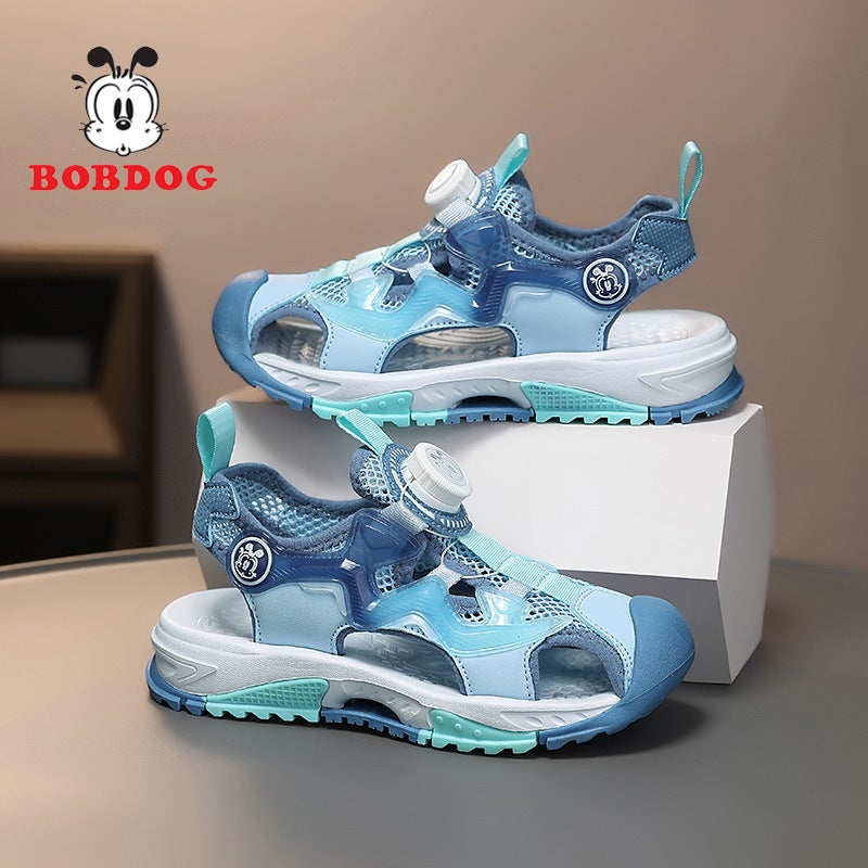 Babu Bean Boys Sandals Summer Summer Girls Shoes Sports Soft Sole Baotou Children'S Shoes - Image 4